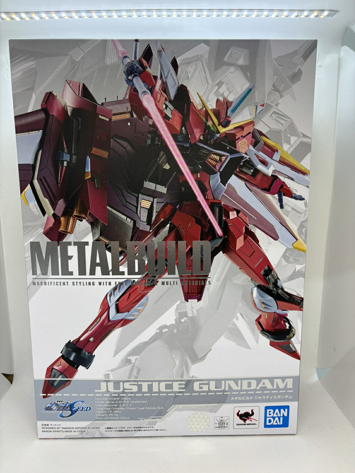 【中古】【未開封】METAL BUILD ジャスティスガンダム　メタルビルド
