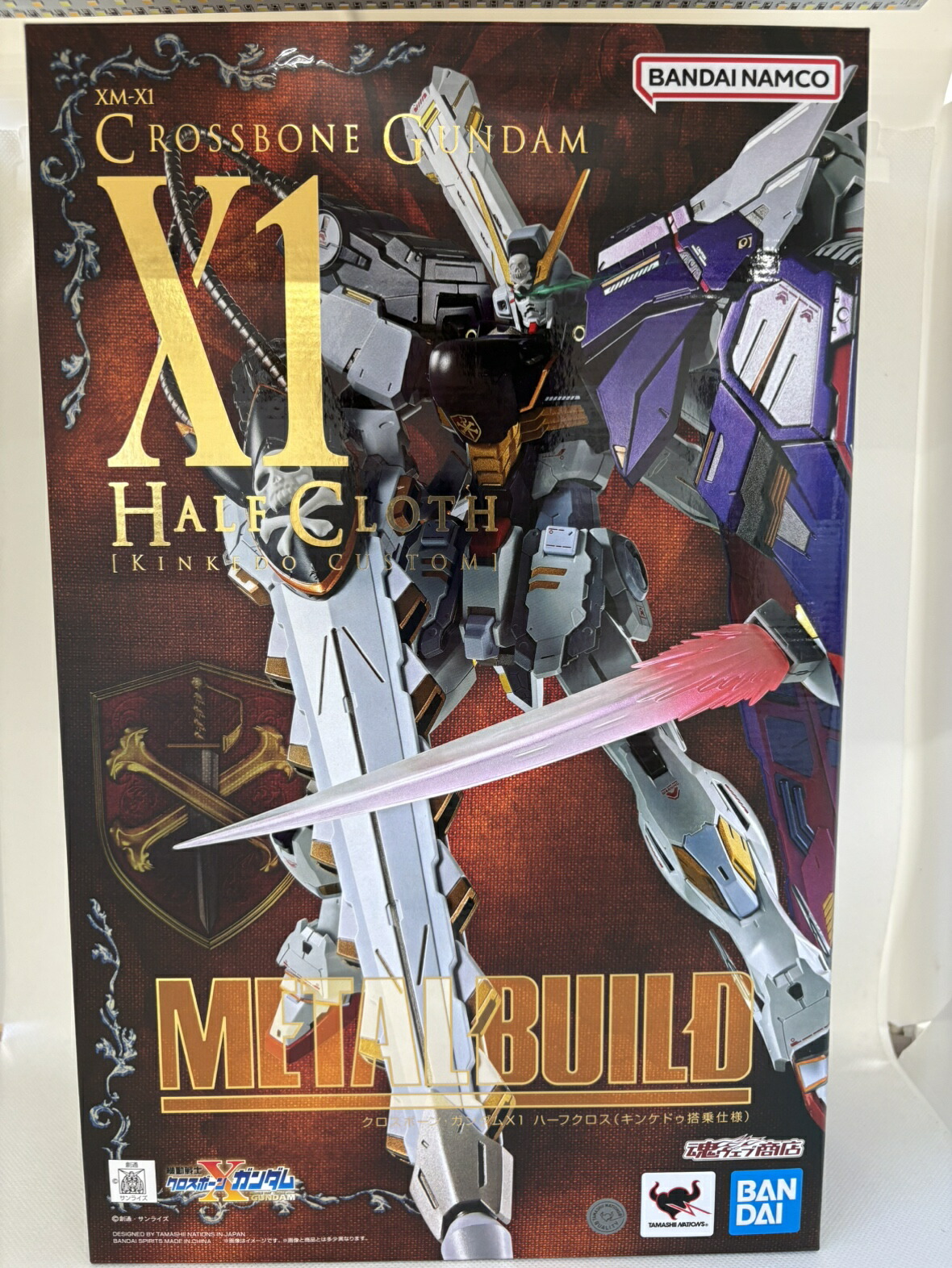 【ひと休み大売り出し】【中古】【未開封】METAL BUILD クロスボーン・ガンダムX1 ハーフク天使の都市(キンケドゥ乗り込む操作手順) メタルビルド