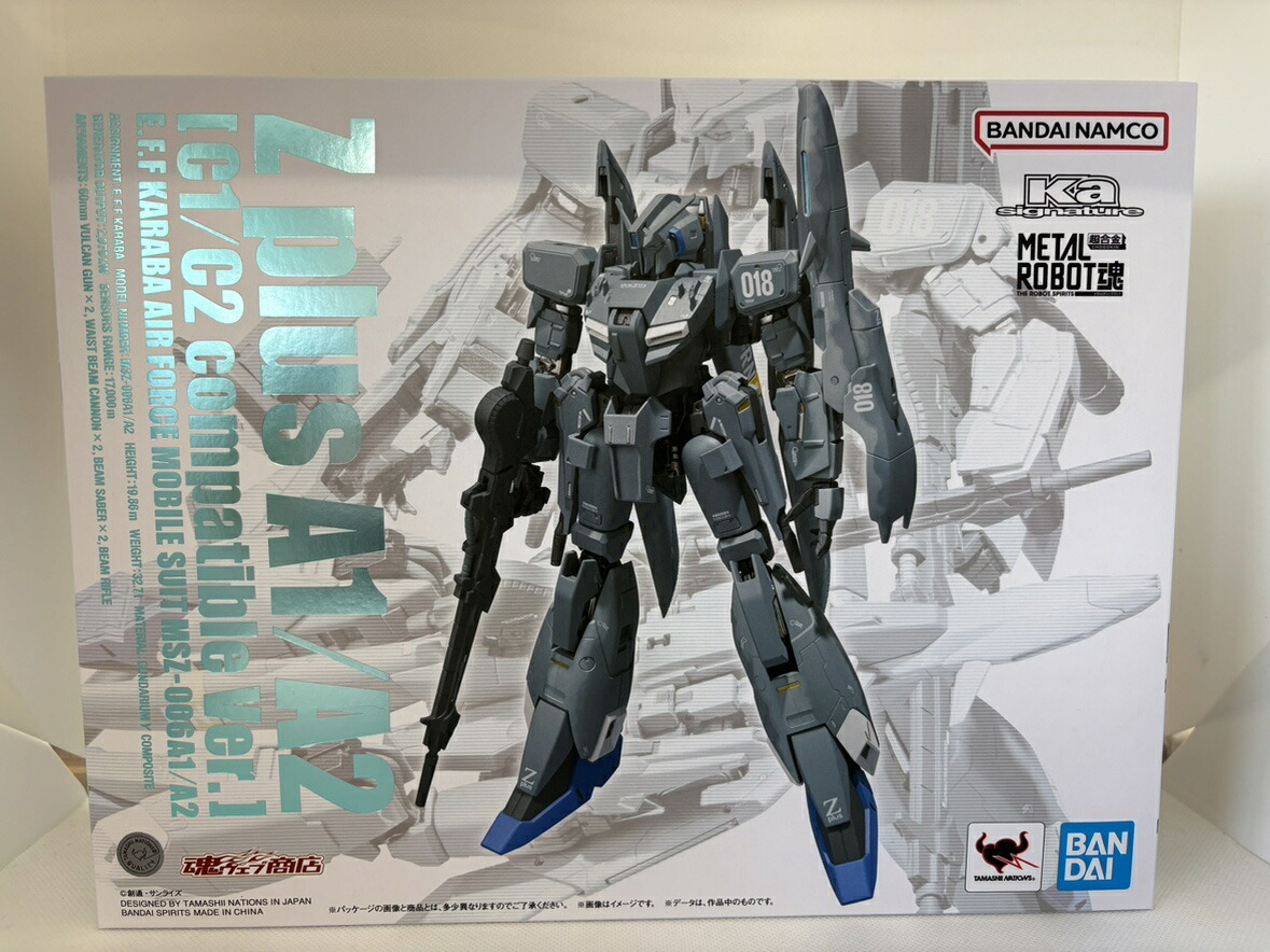 【ひと休み大売り出し】【中古】METAL ROBOT魂 ゼータプラス A1/A2(C型換装部分品書き割り)