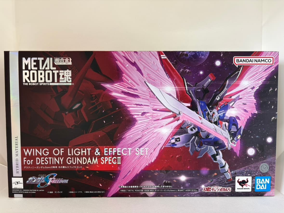 【中古】【未開封】METAL ROBOT魂 ＜SIDE MS＞ デスティニーガンダムSpecII専用光の翼＆体裁書き割り 「工作下士官兵火器防波堤SEED FREEDOM」