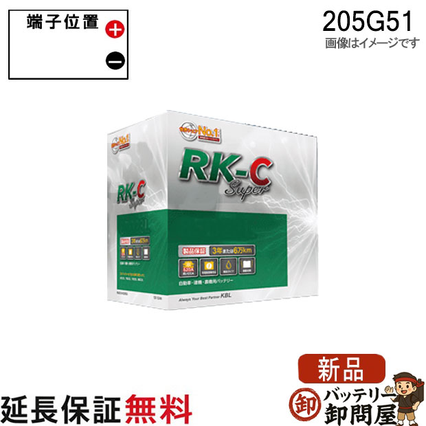 205G51 RK-CS バッテリー RK-C Super KBL