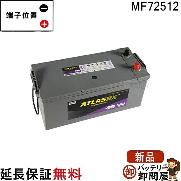 MF72512 725 012 115 Super Heavy Duty LBL バッテリー 互換 725-103-115 VARTA 725 03 Banner｜バッテリー卸問屋