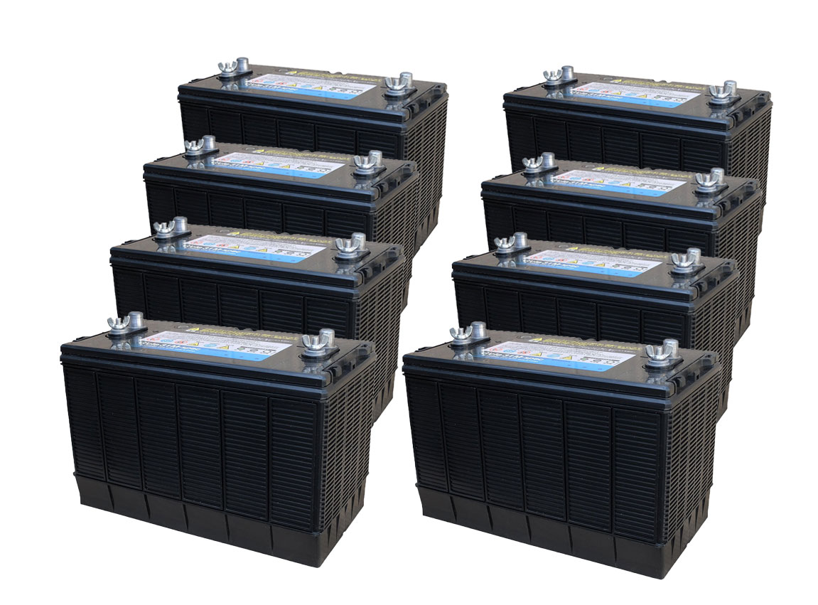 G&Yu[ジーアンドユー] 新ディープサイクルバッテリー G'cle31M-spec《お得な８個セット》（ACデルコ M31MF互換）　高品質・長寿命グレードアップ版｜九州トータルプランニング
