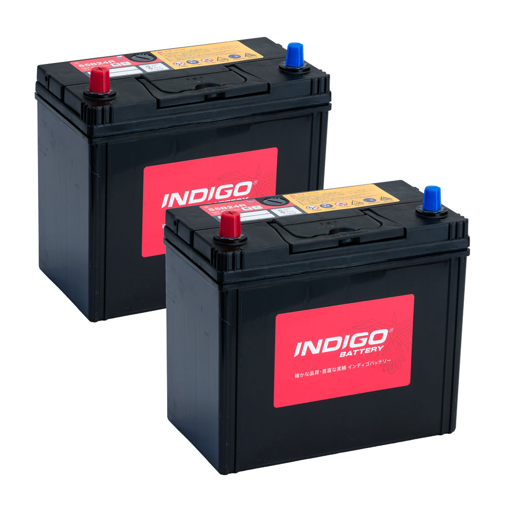 インディゴ（INDIGO）バッテリー　55B24R　法人様限定！お得な2個セット｜九州トータルプランニング