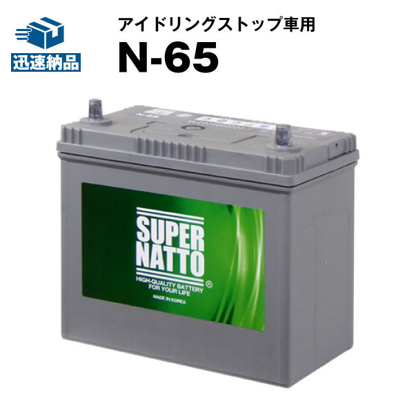 N 65 初期補充電済 カーバッテリー N 55互換 コスパ最強 販売総数100万個突破 46b24l 60b24l 65b24l 75b24l互換 今だけ 使用済みバッテリー回収無料 最速納品 スーパーナット アイドリングストップ 新品 Warnemuende Guide De