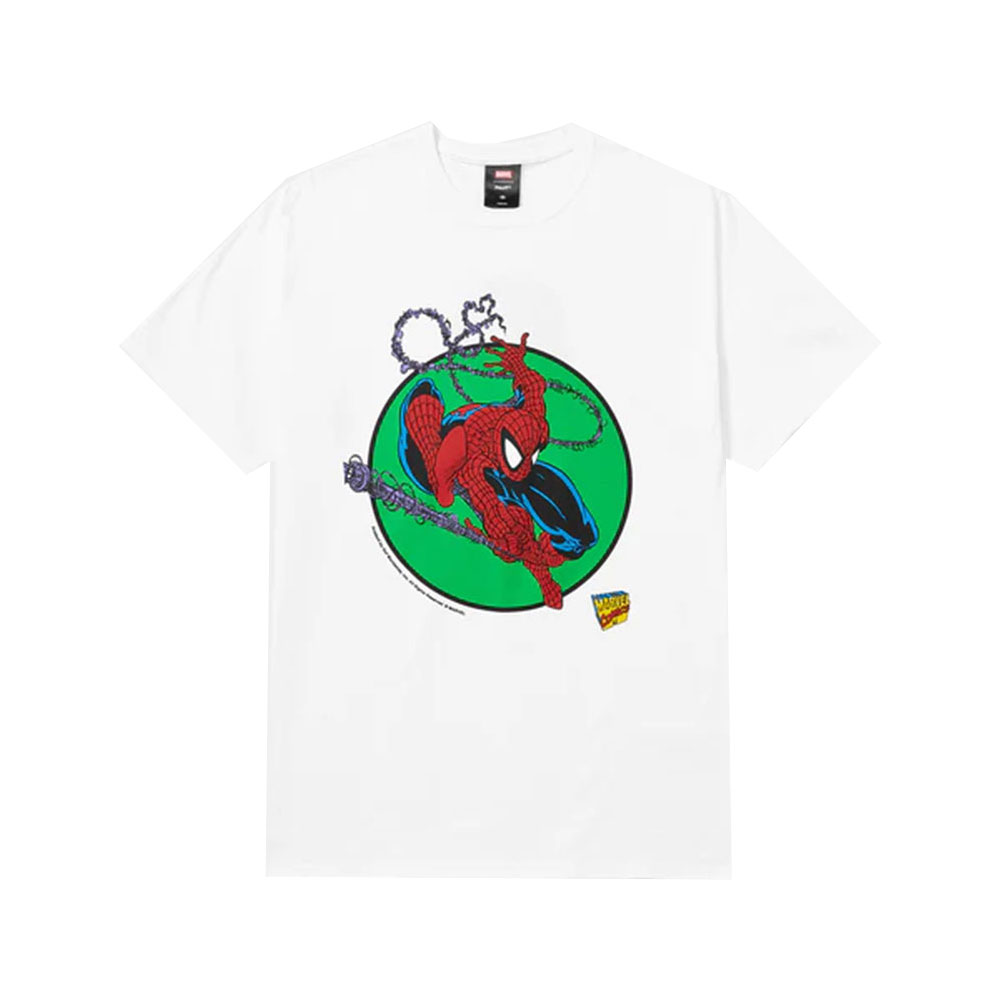 HUF ハフ HUF X MARVEL SPIDER-MAN THREE HUNDRED TEE TS02724FA25 スパイダーマン Tシャツ カットソー 半袖