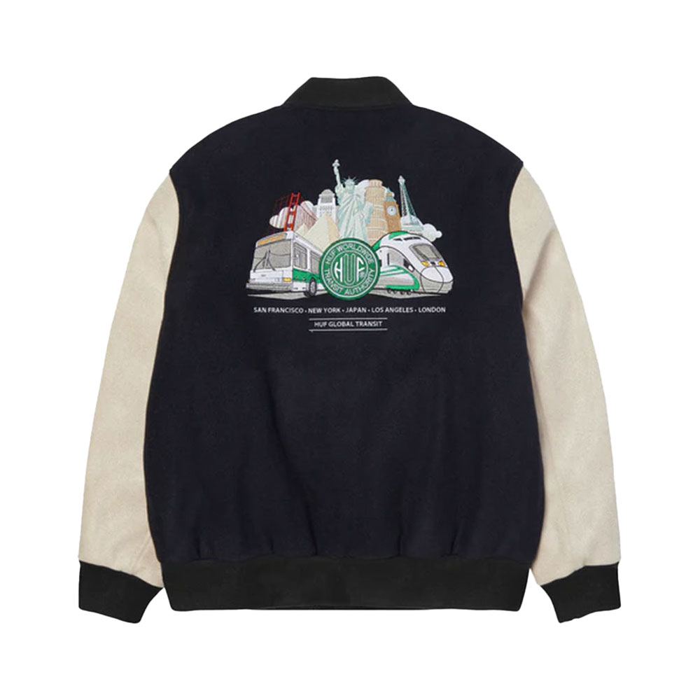 楽天市場】ハフ HUF 20 YEAR CLASSIC H VARSITY JACKET バーシティー