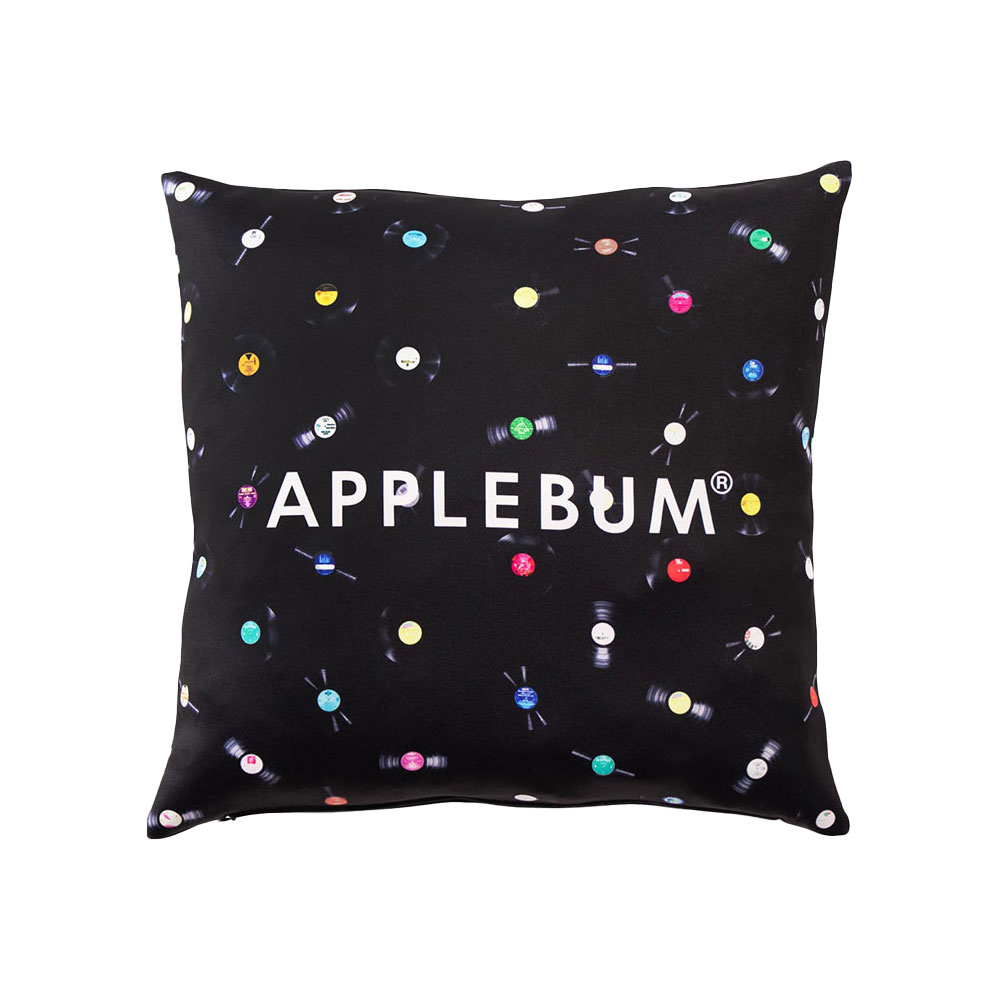 APPLEBUM アップルバム “Vinyl Dot” Cushion HS2511005 クッション レコードデザイン ドットデザイン ブランドロゴ 20周年