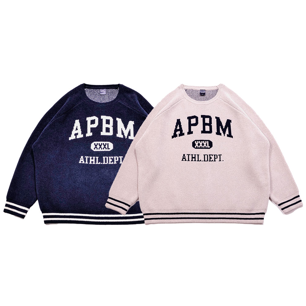 APPLEBUM アップルバム “APBM” Mall Knit Sweater 2520503 ニット セーター クラシカル ブランドロゴ ストリート カジュアル 16,401円