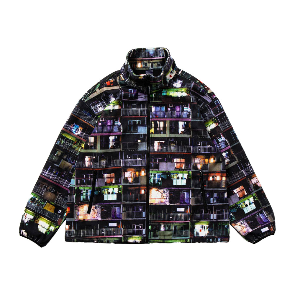 【20倍ポイント】APPLEBUM アップルバム “夜団地” Fleece Jacket 2520623 フリースジャケット アウター 上着 秋冬物 夜景 東京 ストリート