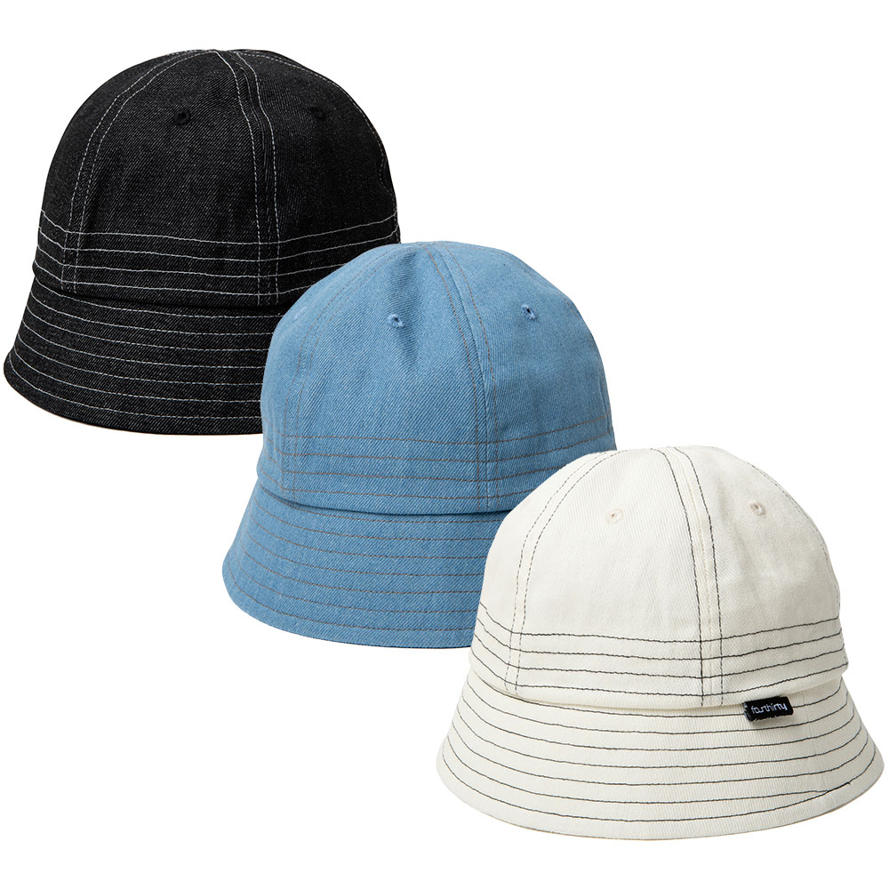 【試着のみ美品】F.A.T. デニムブルー バケットハット 楽天市場】【2倍ポイント】430 FOURTHIRTY フォーサーティー NF