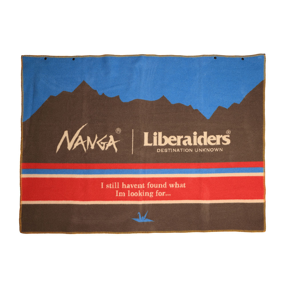 【20倍ポイント】Liberaiders リベレイダース NANGA X LIBERAIDERS MOUNTAIN BLANKET 739032413 ナンガ ブランケット コラボ