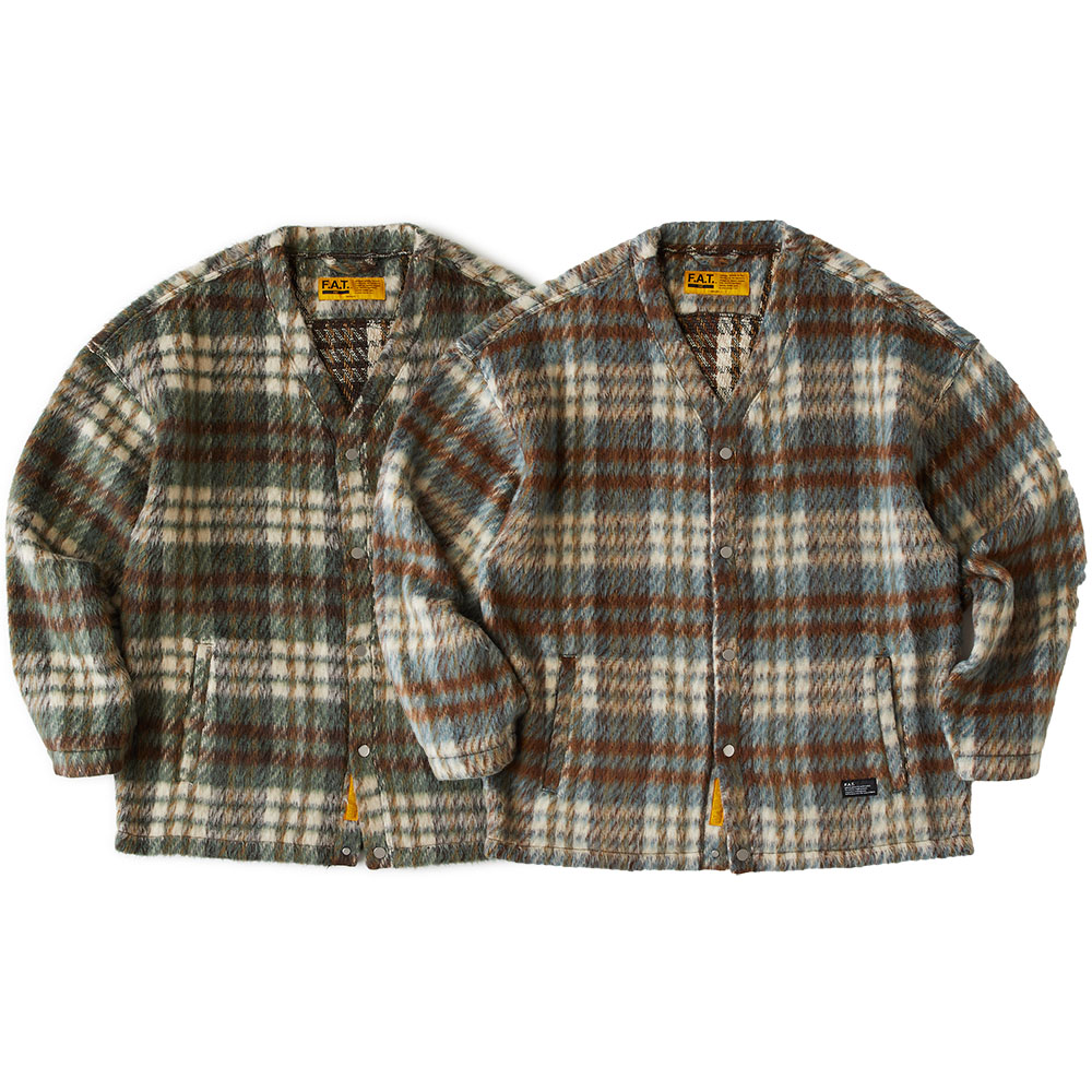 楽天市場】FAT エフエーティー GANDANA メンズ カーディガン ニット