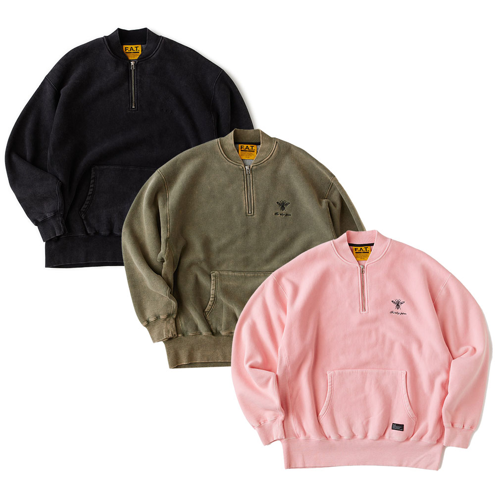 楽天市場】FAT エフエーティー FIGUP ハーフジップスウェット : ONE