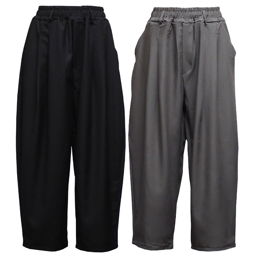 【2倍ポイント】BAGARCH バガーチ WIDE SLACKS PANTS BH-1779 ワイドスラックスパンツ ワンポイントロゴ AK-69 HIPHOP ヒップホップ｜BATTLE LINE