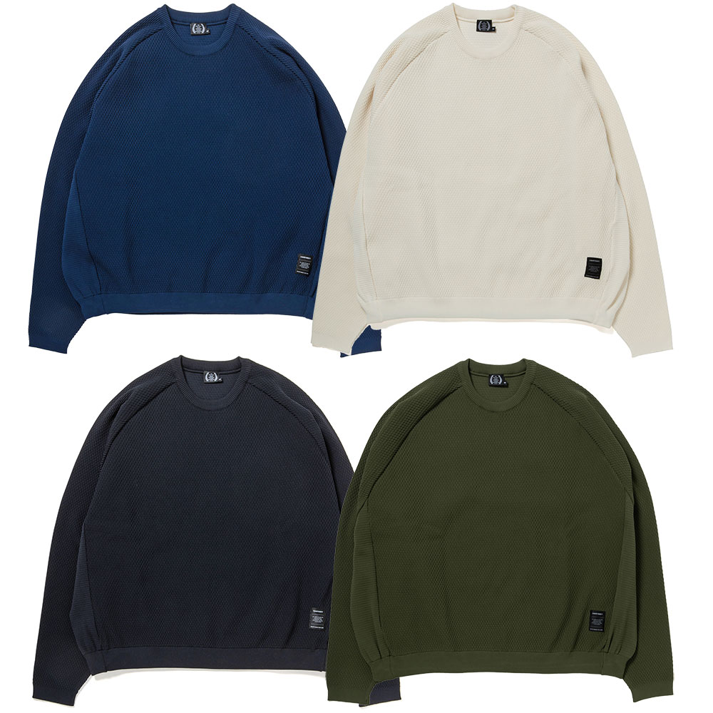 【2倍ポイント】430 FOURTHIRTY フォーサーティー ATHLETIC MESH KNIT C&S 25-147 ニット カットソー トレーナー
