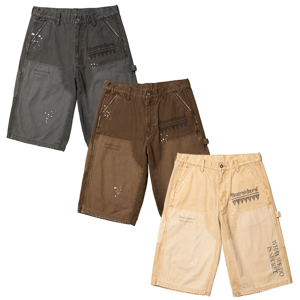 Liberaiders リベレイダース HANDWRITING CANVAS WORK SHORTS 738022601 ショーツ ショートパンツ ハーフパンツ 短パン