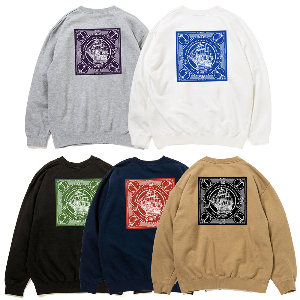【2倍尖んがり】430 FOURTHIRTY フォーサーティー \"CRUISE\"" C/N SWEAT 26-060 汗水 調教師長袖 一般受け"