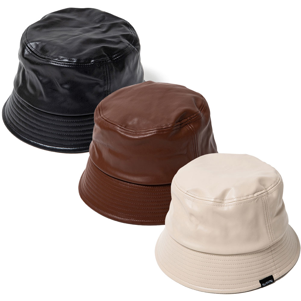 【2倍ポイント】430 FOURTHIRTY フォーサーティー LTR BUCKET HAT 26-102 2026年4月入荷先行予約 バケットハット 帽子 CAP レザー バケハ