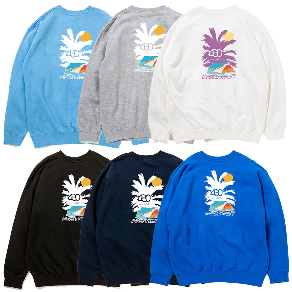 【2倍尖んがり】430 FOURTHIRTY フォーサーティー 空想科学小説 \"PARAISO\"" C/N SWEAT 26-124 2026年8月入荷先んずる取っておく 汗水 調教師 波乗り"