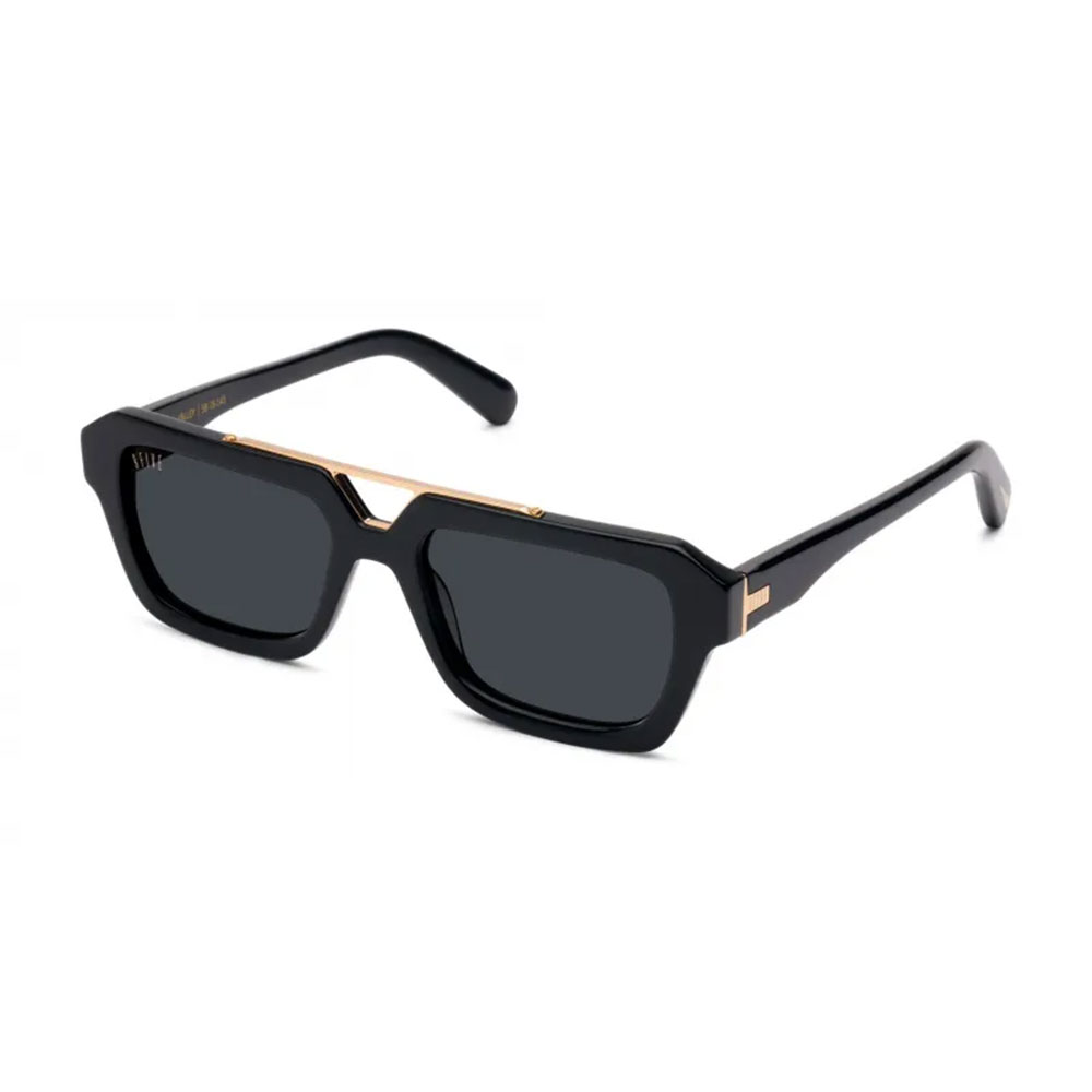 【2倍ポイント】9FIVE / nine five ナインファイブ 9five VALLEY Black & 24k Gold Sunglasses サングラス メガネ アイウェア｜BATTLE LINE