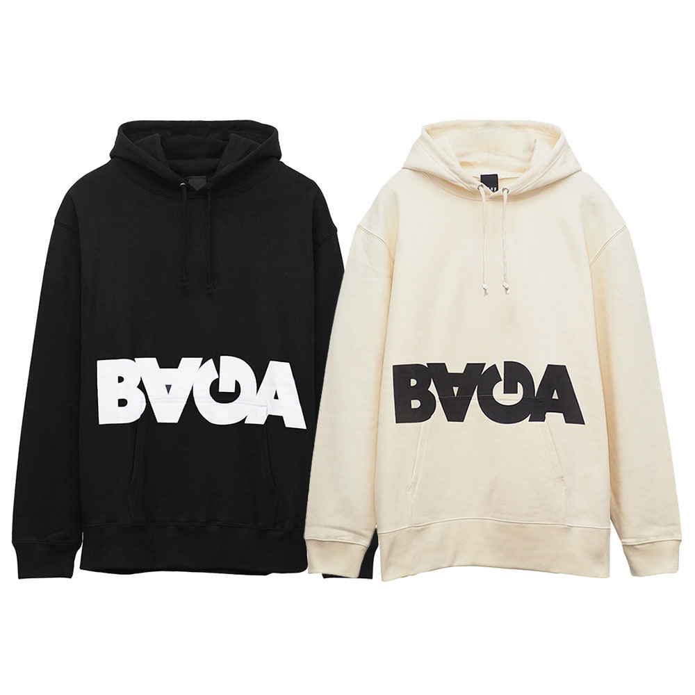 BAGARCH バガーチ BIG LOGO PARKA BH-1646 パーカー フーディー プルオーバー ブランドロゴ ビッグロゴ 裏パイル生地 ストレート bagarch