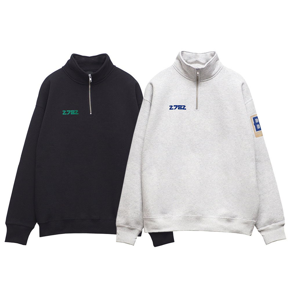 楽天市場】【2倍ポイント】BAGARCH バガーチ HALF ZIP BOX LOGO SWEAT