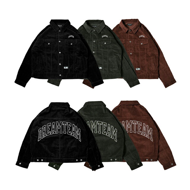 倍加要旨 Dreamteam Dream Team 大願ナインjkt ワールド ロゴ コーデユロイ トラッカー ヤッケ Dreamteam World Logo Corduroy Trucker Jacket Dt 549 Dj Ryow 表通 インフォーマル 通販 オシャレ かっこいい モテる 3 980丸形以上買いあげで貨物輸送無料