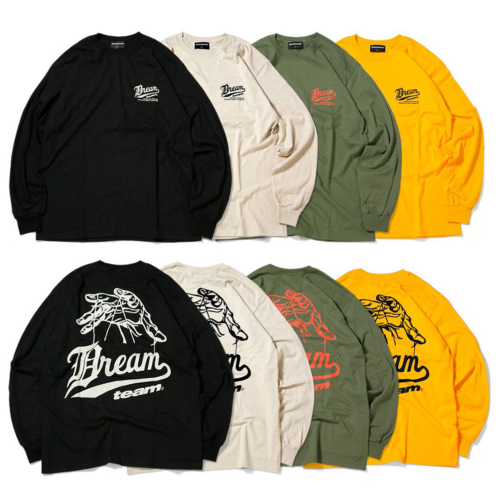 Dreamteam Dream Team ドリームチーム Long Sleeve Tshirt パペット ロゴ Puppet Logo Long Sleeve T Shirts Dt 591 Dj Ryow ストリート カジュアル 通販 オシャレ かっこいい モテる Jaquemeng Com