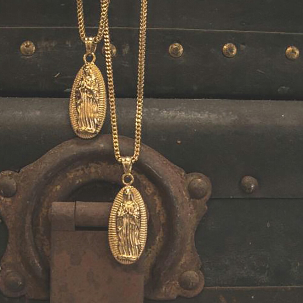 【20倍ポイント】GoldenGilt ゴールデンギルト Virgin Mary Pendant ネックレス チェーン ジュエリー アクセサリー メンズ ブランド ストリート ストリート系 人気