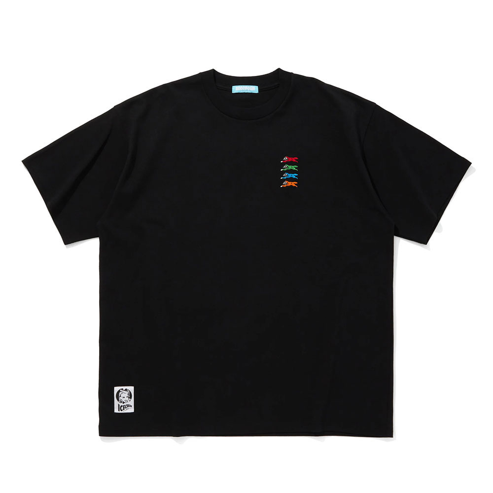 ICECREAM ice cream アイスクリーム EMBROIDERED LOGO COTTON T-SHIRT_RUNNING DOG ICEJP253T005