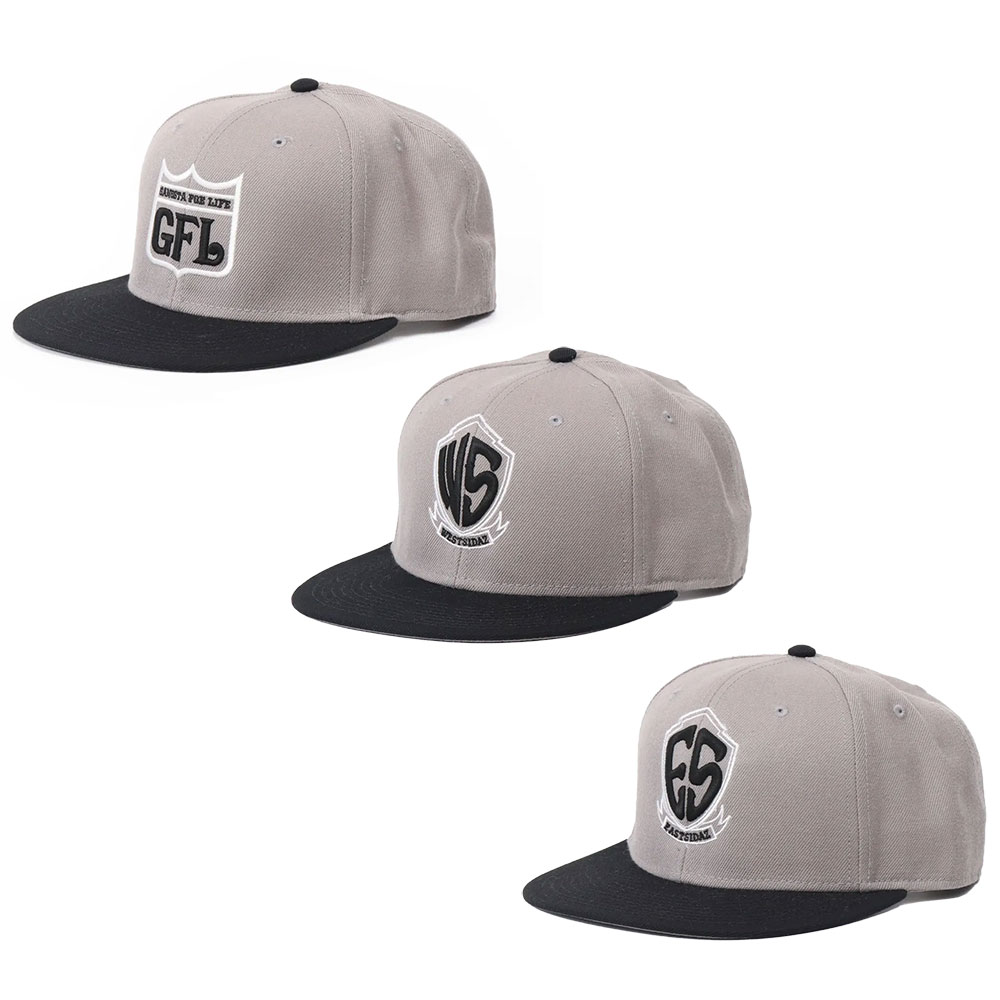 WEST WEAR ウエストウェア Logo Cap GRAY/BLACK-WHITE ベースボールキャップ ハット 帽子 フラットバイザー ストリート