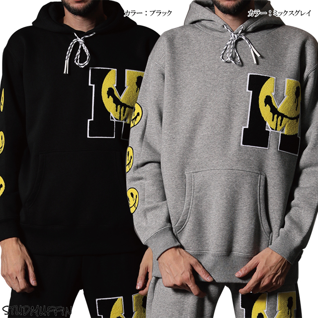 人気のクリスマスアイテムがいっぱい パーカー Hoody スタッドマフィン Muffin Stud Sale The Fashion 2倍point Tc裏毛起毛 モテる かっこいい オシャレ カジュアル ストリート系 Street Fashion メンズファッション 114 Parka Pullover Patch M Big プル