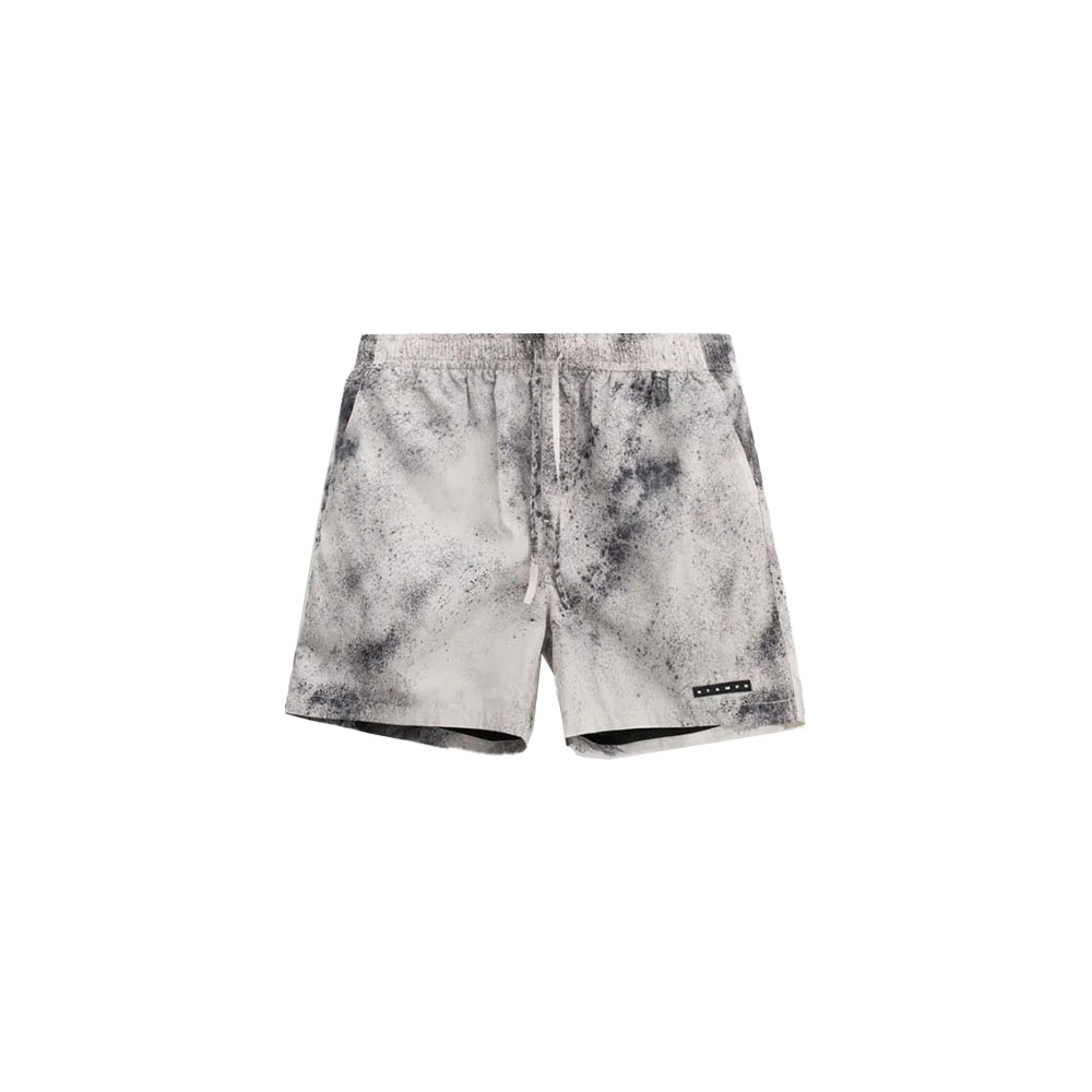 【2倍ポイント】STAMPD スタンプド SPLATTER TRUNK M4296SH ショーツ ハーフパンツ 短パン 膝上丈 ドローコード付き シリコンラベル ストリート|BATTLE LINE