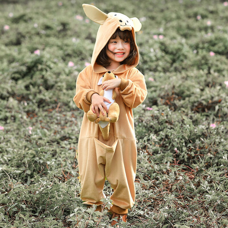 楽天市場 コスプレ衣装 アニマル 動物 キッズ カンガルー アニマル モコモコ もこもこ 子供用 衣装 キッズ 動物 仮装 女の子 子ども 子供 キッズ 小学生 保育園 かわいい ジュニア キッズ 子ども 仮装 変装 コスチューム Bau楽天市場店