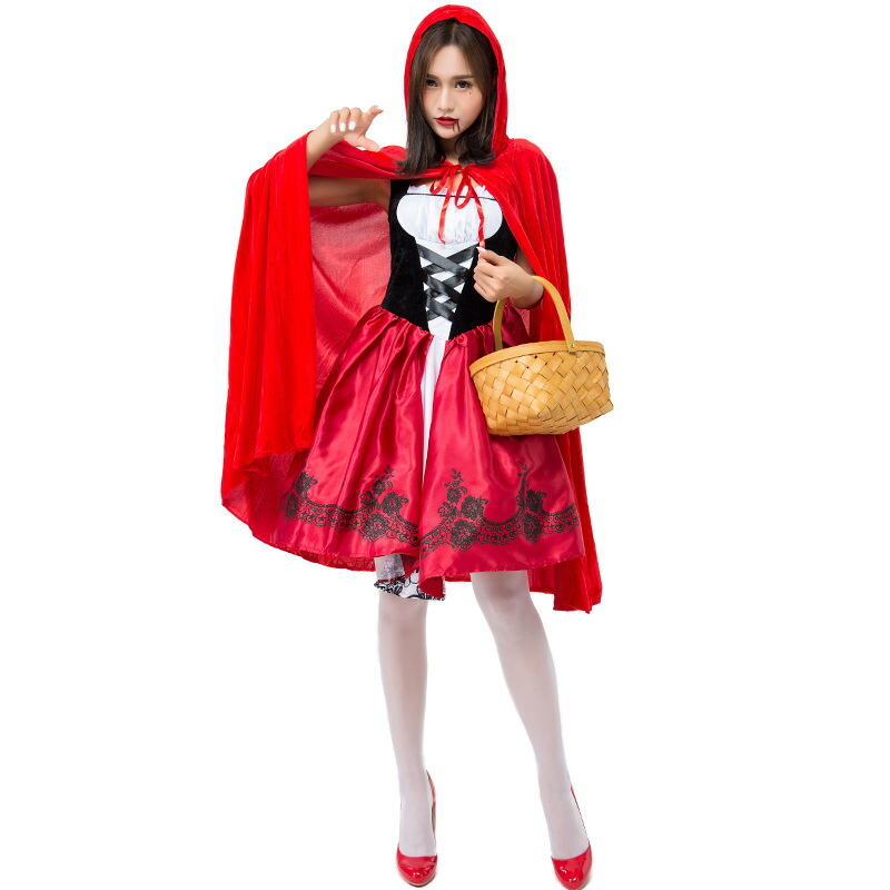 楽天市場 コスプレ 赤ずきん 大人 衣装 赤ずきんちゃん かわいい セクシー コスチューム 童話 可愛い 仮装 アキバ キャラクター ロリータ ハロウイン 忘年会 レディース 童話 可愛いコスプレ ハロウィン仮装 新年会 Bau楽天市場店