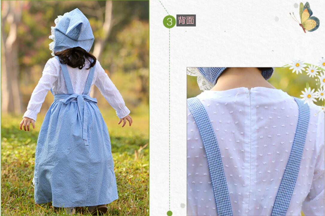 楽天市場 ハロウィンコスプレ メイド服 子供用 ワンピース 農場メイド 民族衣装 童話 制服 コスチューム仮装 田園風メイド イベント 洋館メイド パーティー 舞台 ダンス なりきりワンピース 子とも 変装 幼児園 園児 Halloween 女の子 舞台衣装 幼稚園 Bau楽天市場店