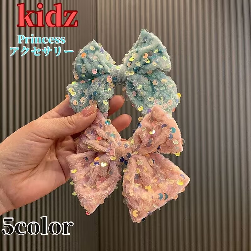 ꫛꫀꪝ【ツイルリボン】ベビーヘアクリップ　キッズヘアクリップ　ヘアピン 4tpl48542102.jpg