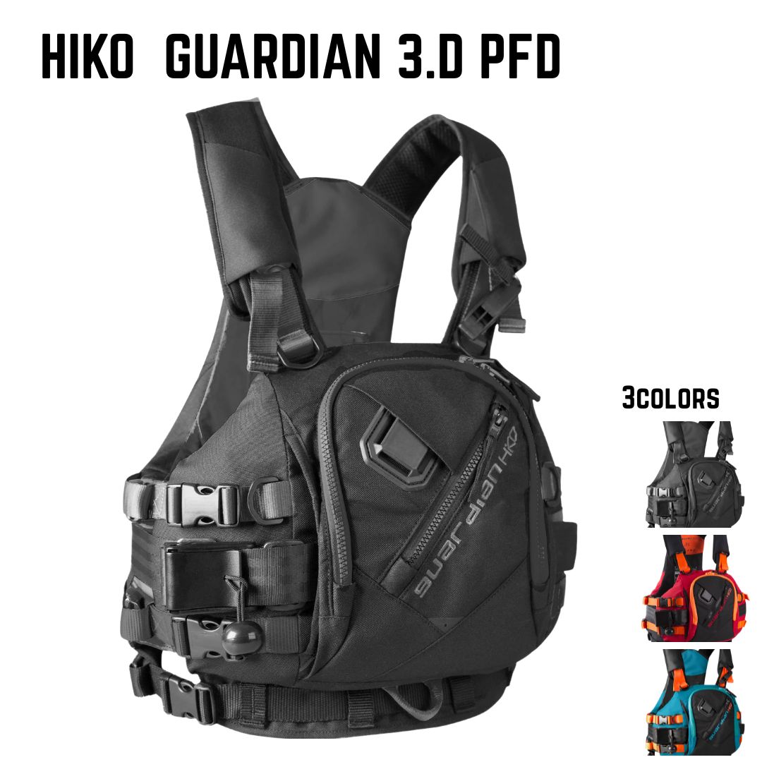労働者階級遣りくち【貨物輸送無料】Hiko ガーディアン 3D 生命現象上衣 PFD 高軽やかさ 指導員 御引き回し 水難保護すること カヤック カヌー SUP 魚釣り つり銭 ラフティング 救命胴衣 ガーディアン3D