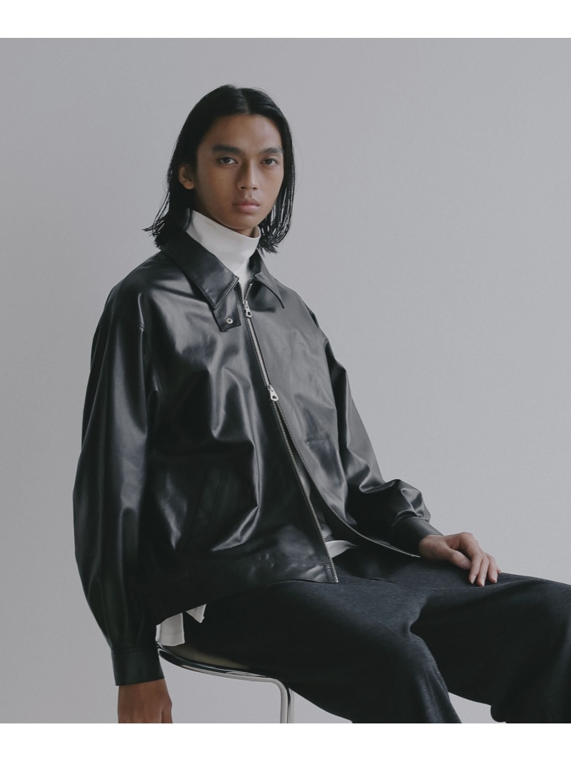 【EF(エフ)】レザーライダース(MEN) BAYFLOW ベイフロー ジャケット・アウター ライダースジャケット ブラック【送料無料】[ Fashion]