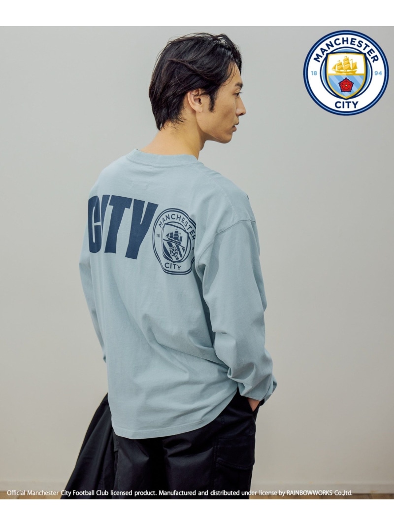 【マンチェスター・シティFC】ロゴプリントTシャツ BAYFLOW ベイフロー トップス カットソー・Tシャツ ホワイト ブルー グレー【送料無料】[ Fashion]