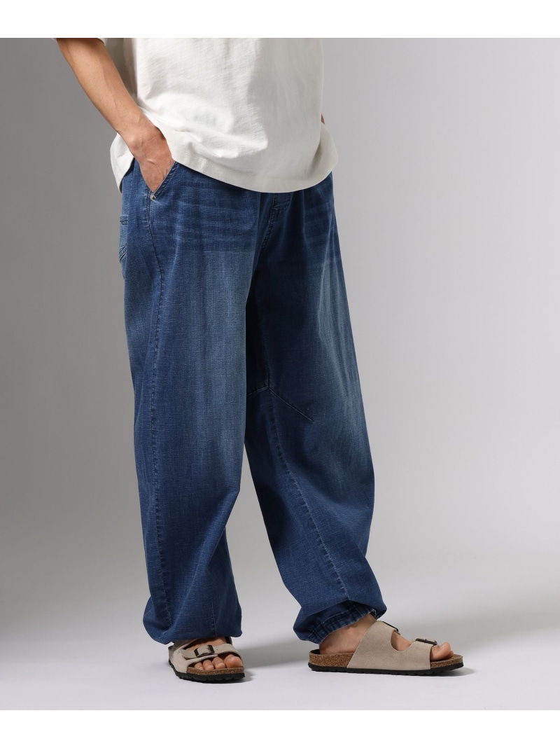 【ストレッチ】ソフトデニムカーブパンツ BAYFLOW ベイフロー パンツ ジーンズ・デニムパンツ【先行予約】*【送料無料】[ Fashion]