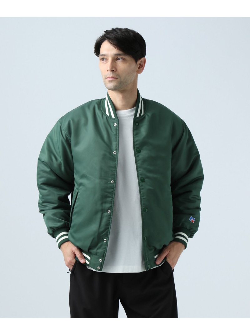 【楽天市場】【RUSSELL ATHLETIC (ラッセルアスレティック)】ベースボールジャケット Russell Athletic ベイ