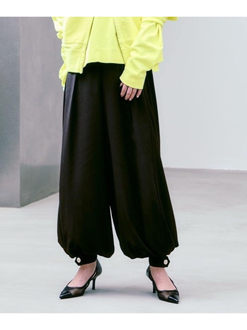 【HEREIAM】ドレープバルーンパンツ HEREIAM ベイフロー パンツ その他のパンツ ブラック カーキグリーン【送料無料】[ Fashion]
