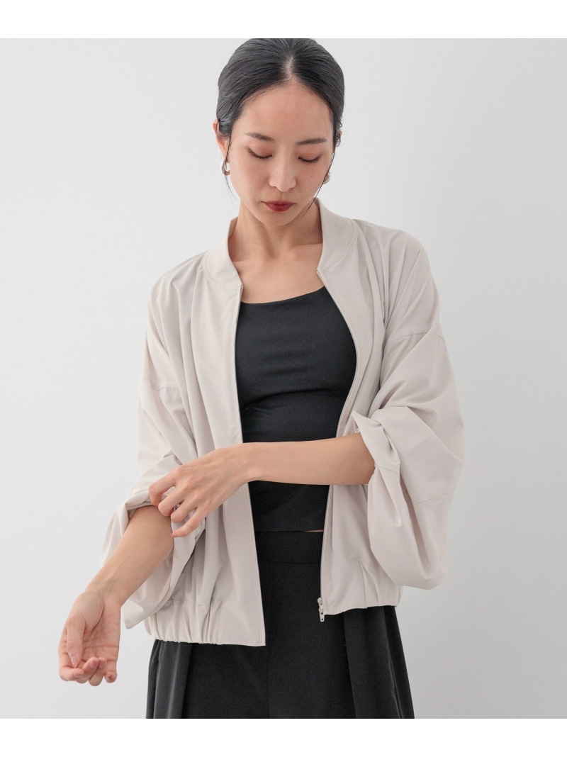 【HEREIAM】撥水Comfy ブルゾン HEREIAM ベイフロー ジャケット・アウター ブルゾン・ジャンパー ブラック【送料無料】[ Fashion]