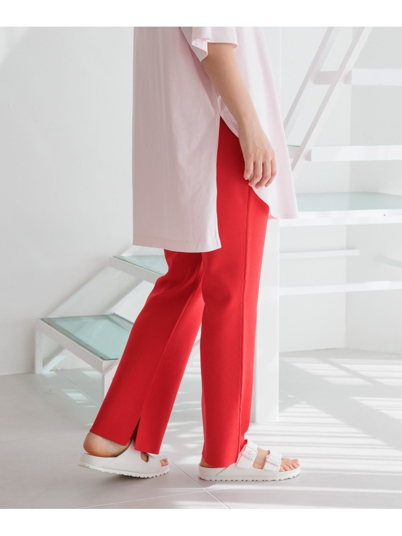 【HEREIAM】接触冷感/ハイツイストフレアパンツ HEREIAM ベイフロー パンツ その他のパンツ ブラック レッド ネイビー【送料無料】[ Fashion]