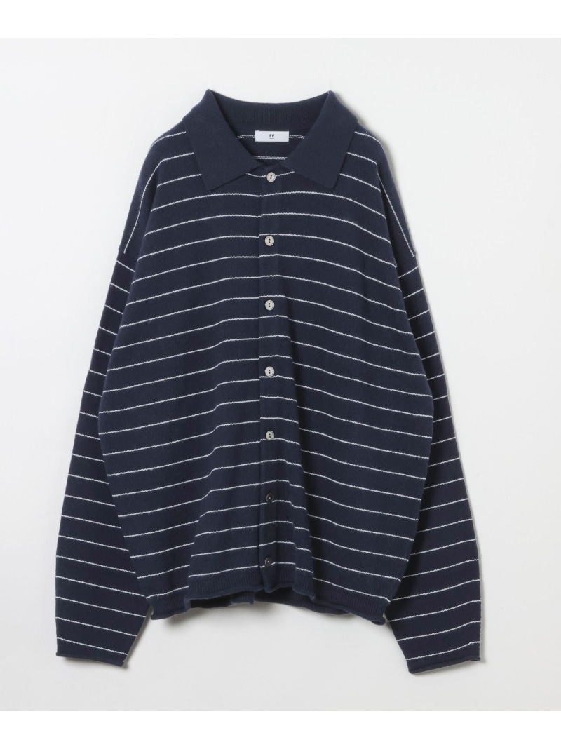 【SALE／52%OFF】【EF(エフ)】CASM POLO カーディガン(MEN) BAYFLOW ベイフロー トップス カーディガン ネイビー グレー【RBA_E】【送料無料】[ Fashion]