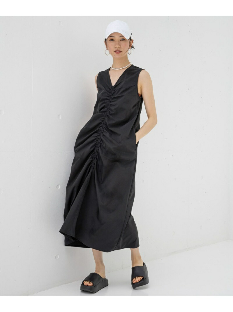 【楽天市場】【SALE／20OFF】【HEREIAM】撥水/ギャザリングドレス HEREIAM ベイフロー ワンピース・ドレス ワンピース