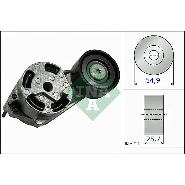 BMW ファンベルト テンショナー 1シリーズ F20 F21 11287603347 INA製