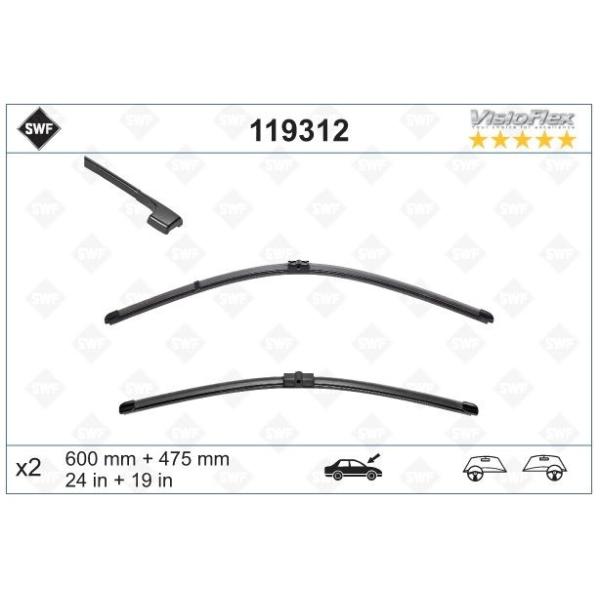 楽天市場】BMW SWF製 フロント ワイパー ブレード 左右セット 新品 3